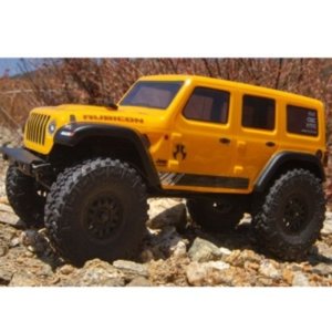 AXIAL 1/24 SCX24 2019 Jeep Wrangler JLU CRC Rock Crawler 4WD RTR, Yellow