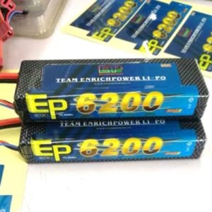 최신형 [2셀 리포배터리-2개]EP 6200mAh 7.4V 90C HD CASE EC3