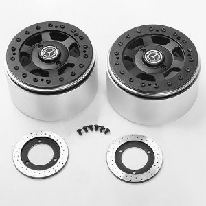 [2개] TNK 2.2" Beadlock Wheels w/ Brake Discs (2x)