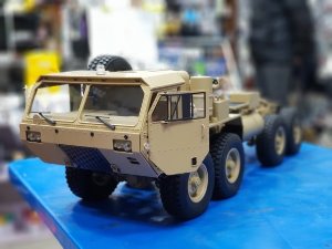 [매장 입고]led 멀펑 버젼1/12 RC US Military Truck Model Metal 8*8 Chassis Car Motor hg-P802 밀리터리 사막색