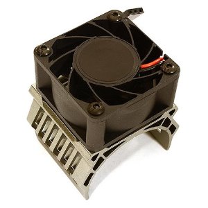 [#C28606GREY] 42mm Motor Heatsink+40x40mm Cooling Fan 17k rpm 1/8차량용
